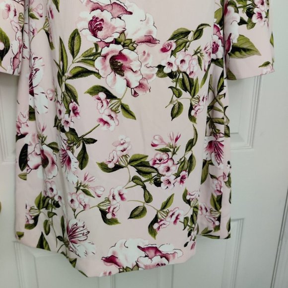 WHBM Floral Petal Sleeve Shift Dress, size 2 - Picture 5 of 7